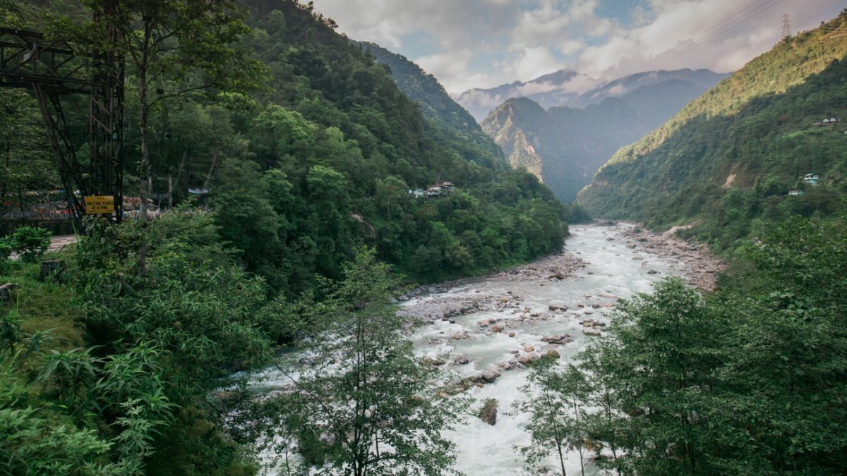 Tragic Moment: Father Jumps into River with Infant Daughter in Sikkim