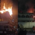 Massive Blaze Destroys Rooftop Structure at Maligaon Jama Masjid
