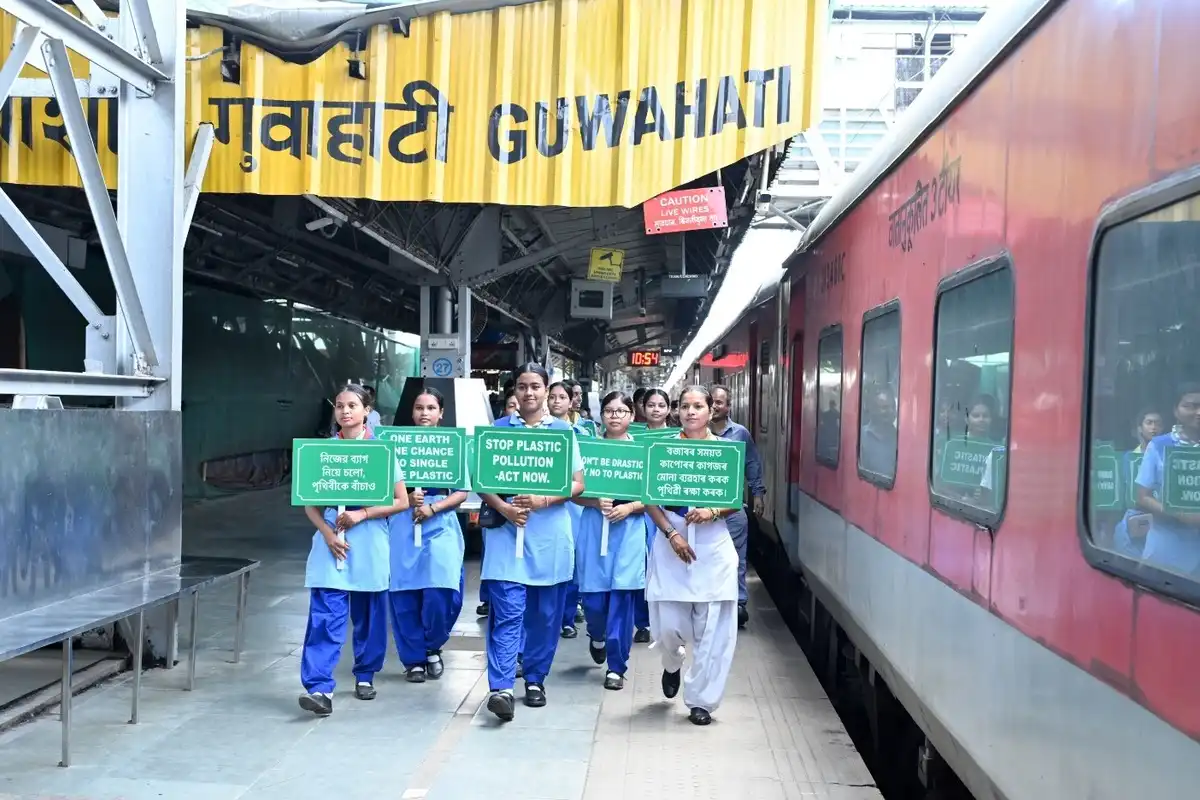 Guwahati Breaks New Ground as India's First Plastic-Free Railway Station