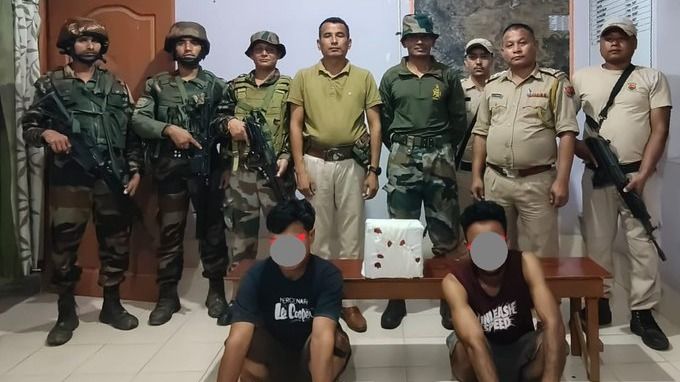 Manipur Police Capture Three Drug Smugglers in Bishnupur District