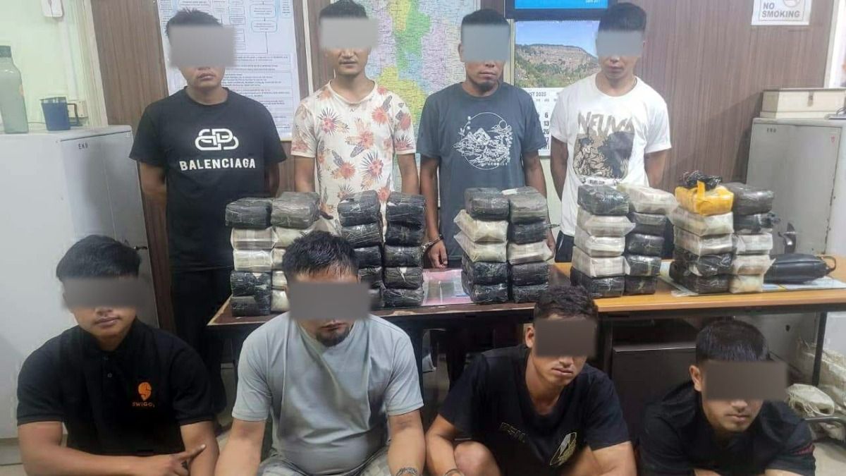 Massive Rs 75-Crore Meth Seizure in Mizoram: Eight Arrested in Major Bust