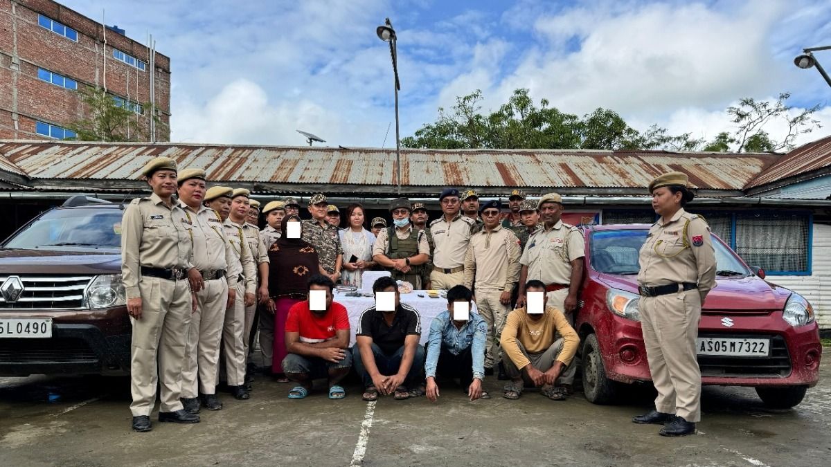 Five Arrested in Manipur Drug Bust: Major Meth Seizure Shakes Community