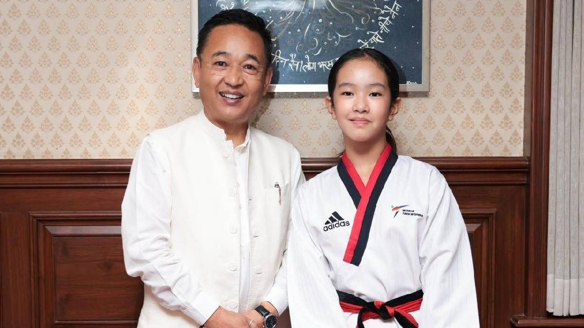 Sikkim CM’s Daughter Shines in Taekwondo, Earns Father's Pride