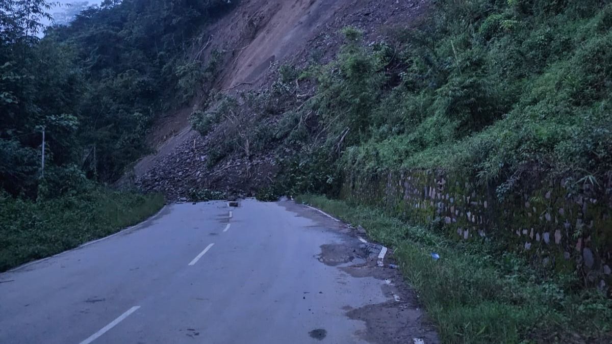 Landslide Disrupts NH-2 in Nagaland: Alternative Route for LMVs Available