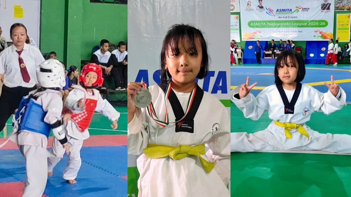 Inspiring Achievement: 8-Year-Old from Gangtok Wins Silver in Taekwondo Championship