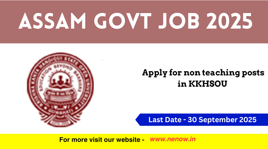 Unlock Your Future: Apply Now for Non-Teaching Posts at KKHSOU!
