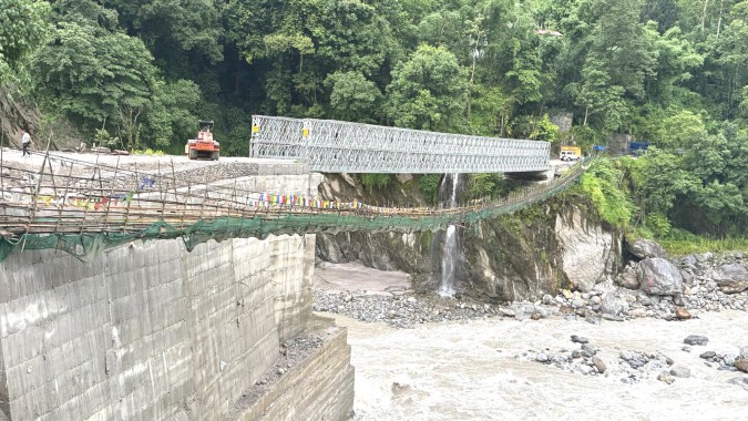 BRO Unveils Sangkhalang Bridge, Reviving Crucial Link in North Sikkim