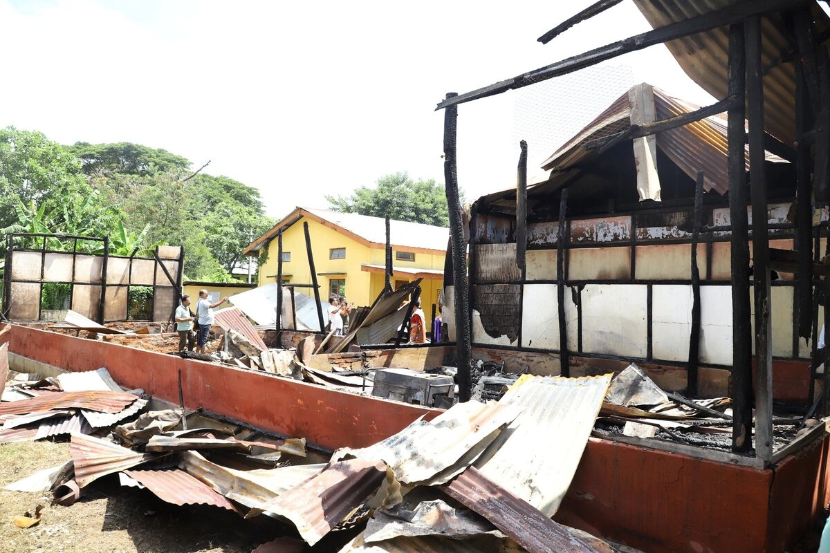 Urgent: Huge Blaze Devastates Girls’ School in Assam’s Dudhnoi