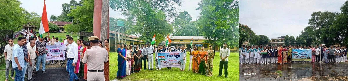 Sonitpur's Vibrant Har Ghar Tiranga: Join the Exciting Cycle Rally & Walkathon!