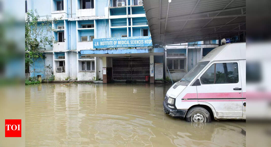 Urgent: Flooding at Manipur’s JNIMS Disrupts Vital Medical Services