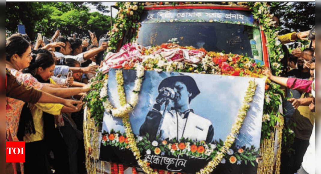 Thousands Mourn Zubeen Garg as His Body Returns Home to Guwahati