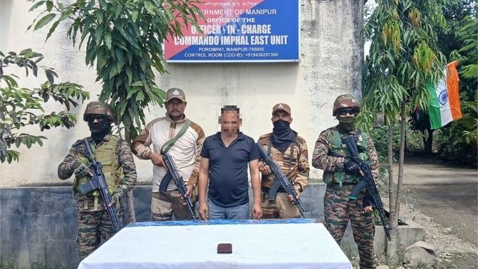 Manipur Police Take Action: KCP Cadre Arrested for Business Threats
