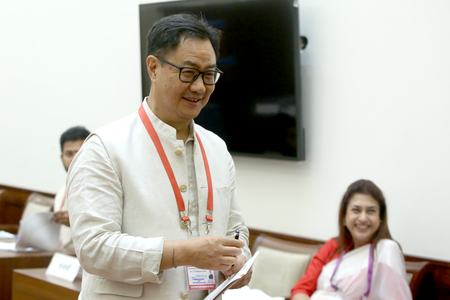 Historic Transformation: Rijiju Highlights Bairabi-Sairang Railway Line Promise