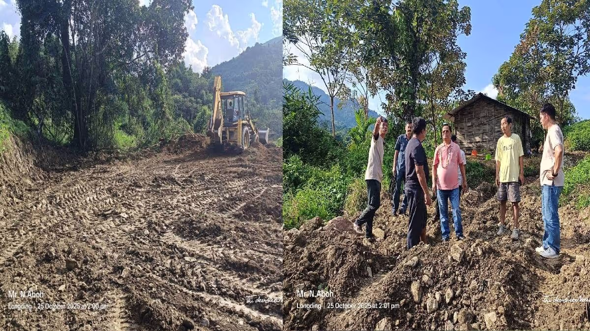 Progress of Longding's Working Women’s Hostel: MLA Wangham Inspects Site