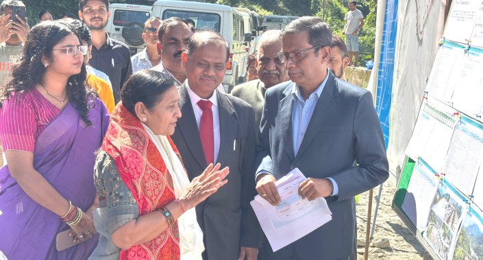MoS Inspects Key Development Projects in Pakyong: A Step Towards Equity
