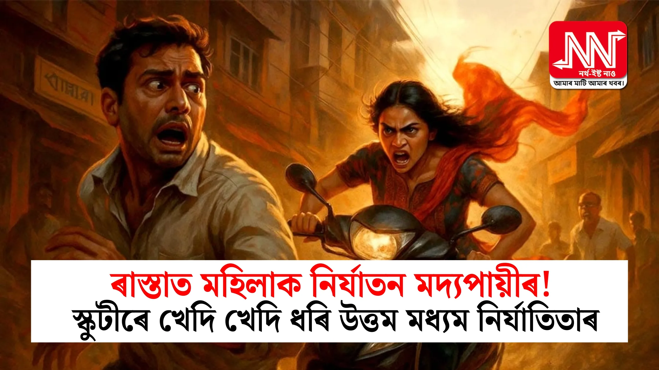 Brutal Assault on Woman by Drunken Rider: A Shocking Encounter