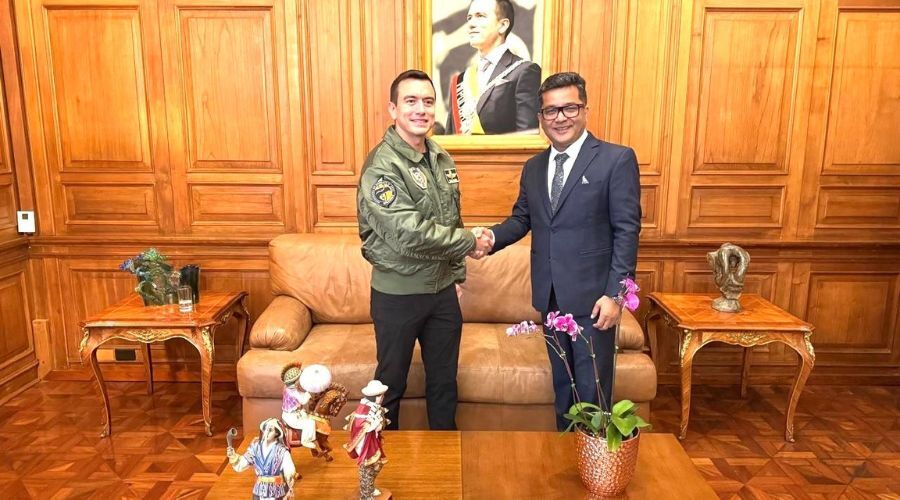 Strengthening Connections: India's Dynamic Dialogue with Ecuador's President Noboa