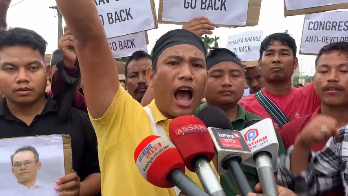 BJP Yuva Morcha's Outrage: Gaurav Gogoi Labeled ‘Anti-Tribal’ in Protest