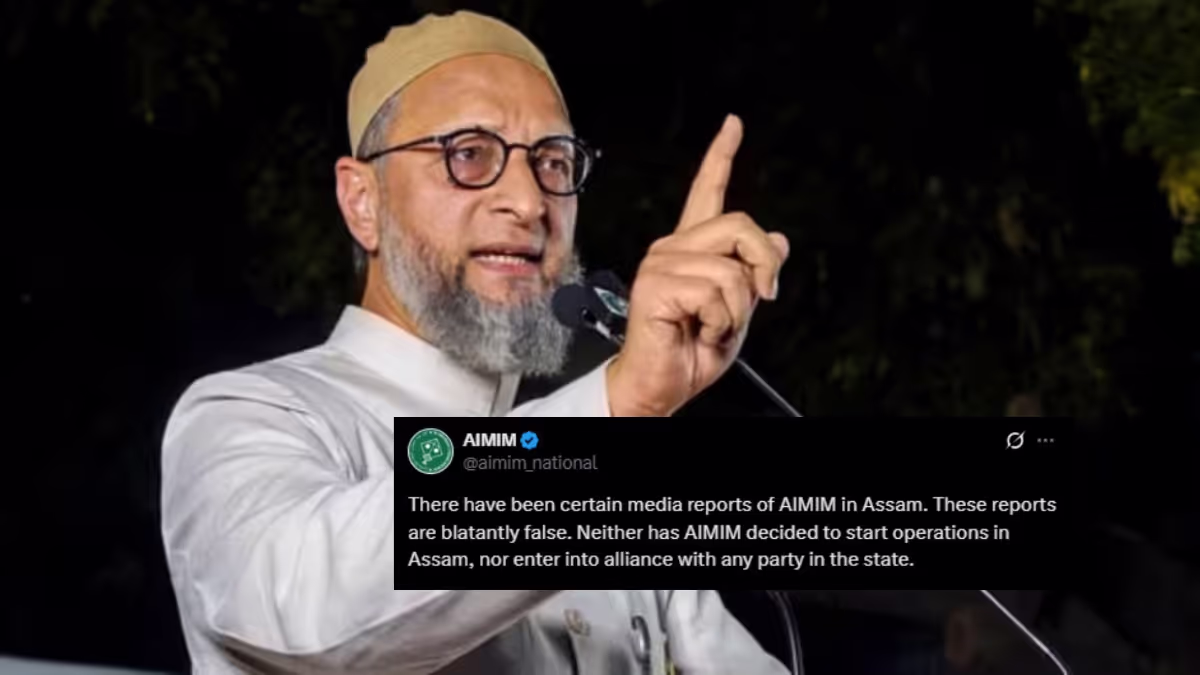 Asaduddin Declares No Alliance in Assam Amid Rumors of Unification