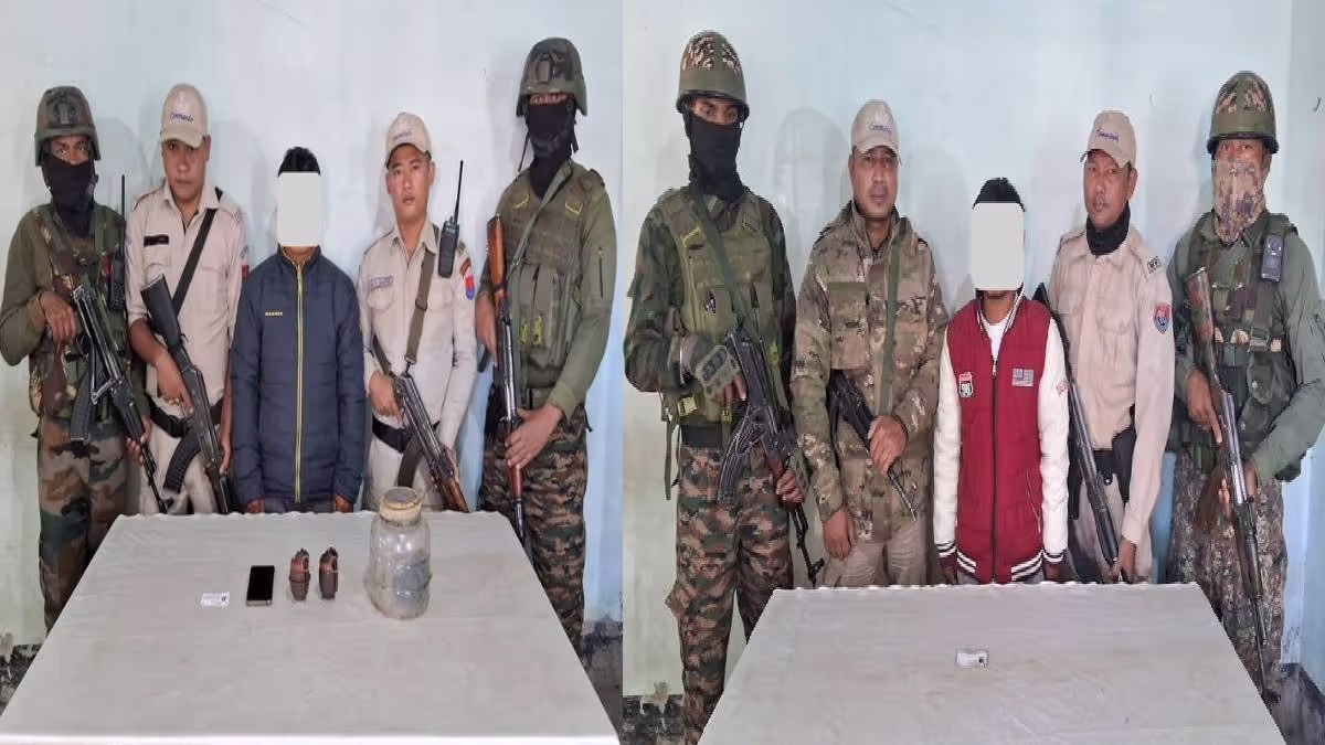 Security Forces Capture 5 KCP (PWG) Cadres in Manipur's Imphal Districts