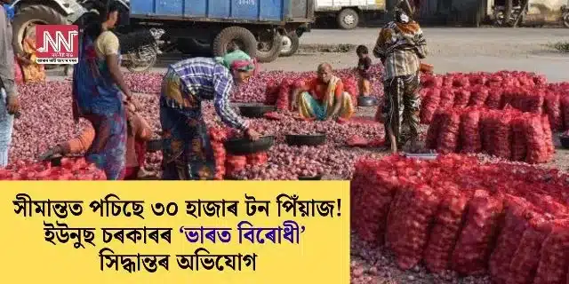30,000 Tons of Onions Spoiling at the Border: Accusations Against Yunus Government