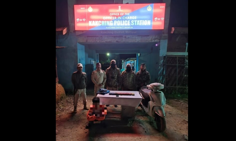 Massive 150 Grams of Heroin Seized from Suspected Peddler at Indo-Myanmar Border