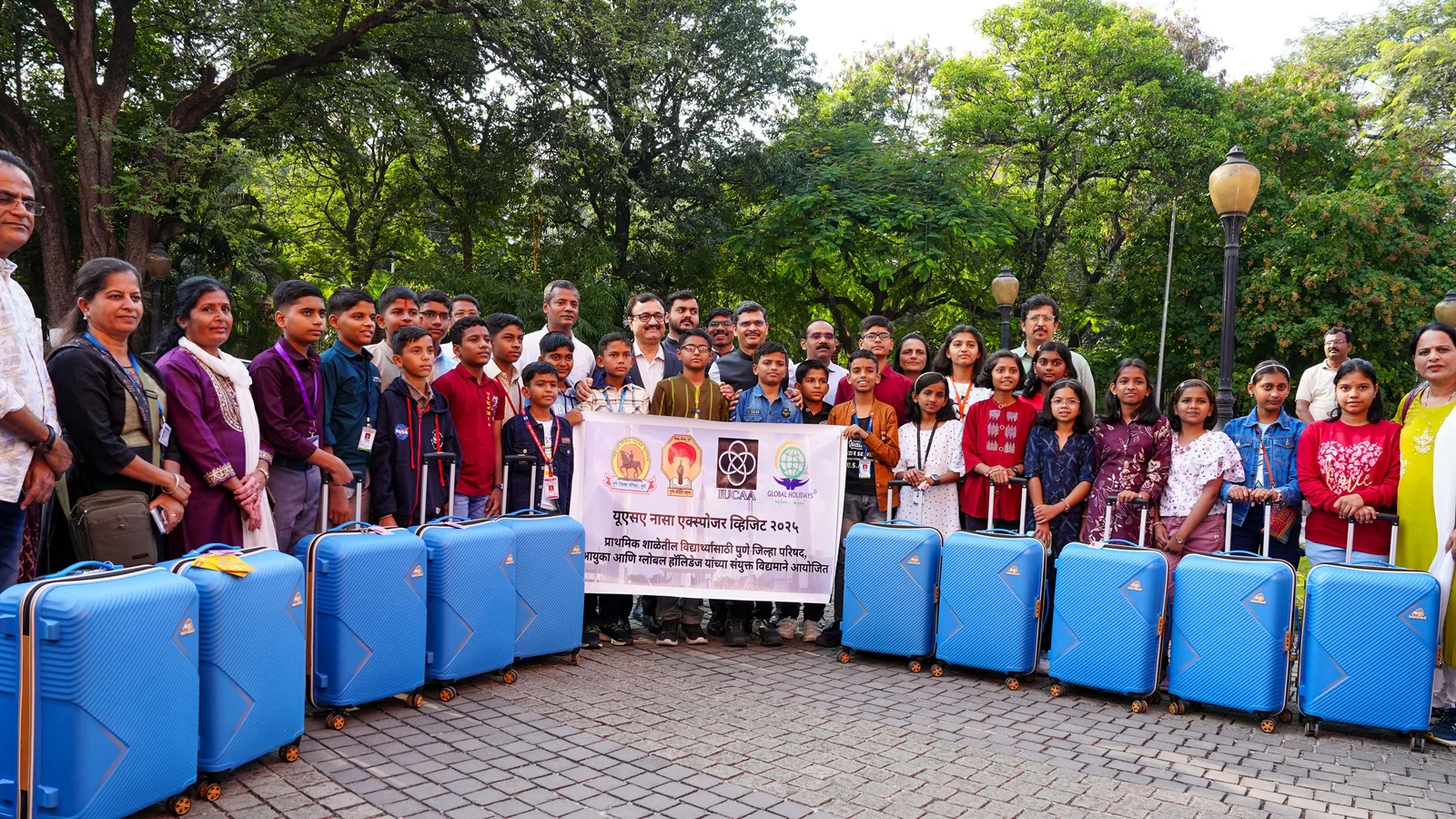 Excitement Soars as 25 Pune Students Embark on NASA Tour Adventure