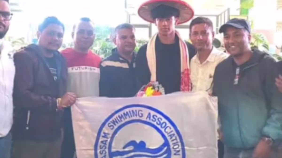 Tirthank Pegu Shines Bright with Silver in 200m Butterfly at Asian Youth Games