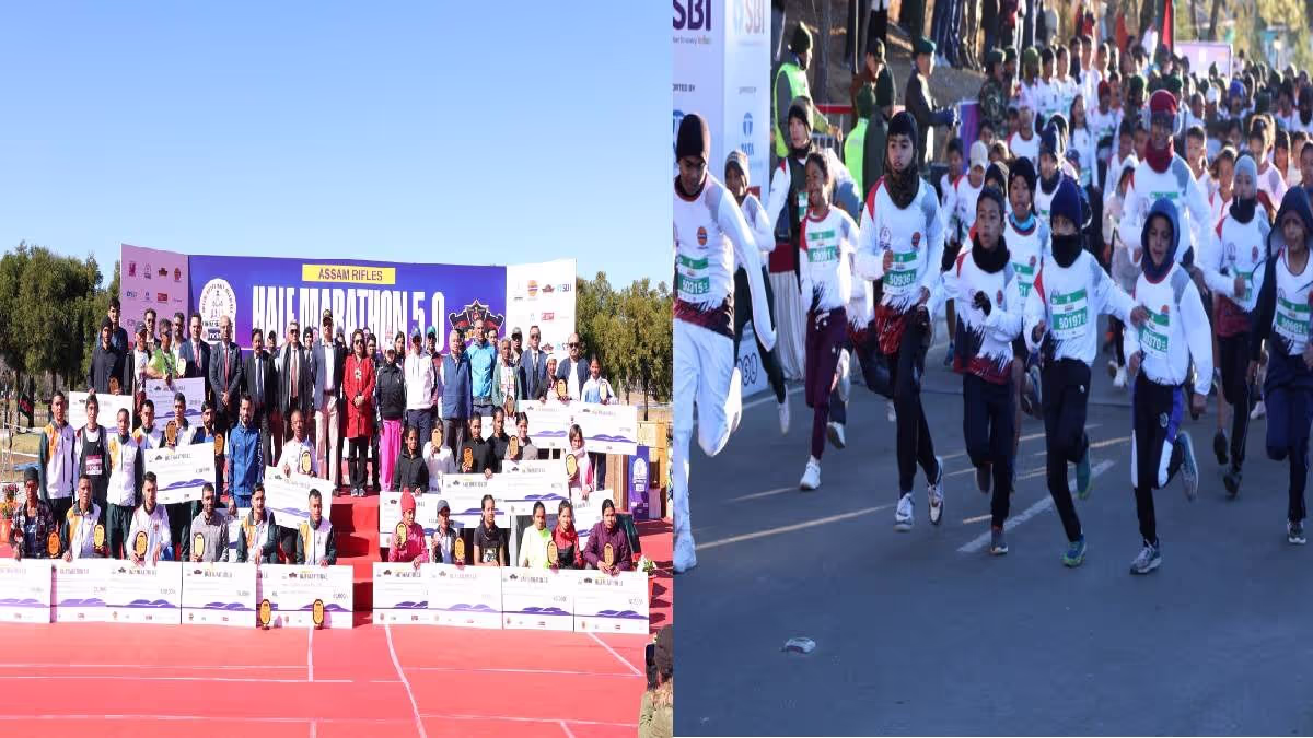 Assam Rifles' Thrilling Half Marathon 2025: Join Over 3000 Runners in Shillong!