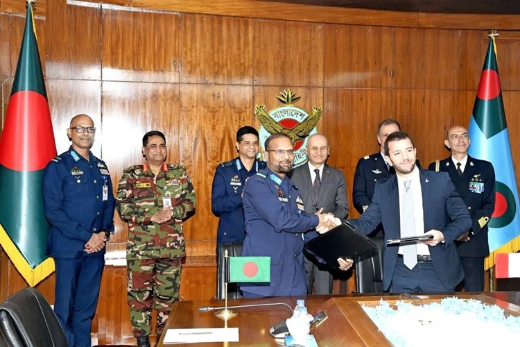 Eurofighter Typhoon Executives Meet Bangladesh Air Force Chief in Dhaka