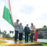 Mizoram Governor VK Singh Unveils Spectacular National Flag at Zokhawsang