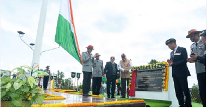 Mizoram Governor VK Singh Unveils Spectacular National Flag at Zokhawsang