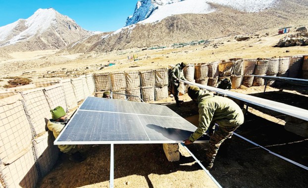 Indian Army's Trishakti Corps Unveils 10 kW Solar Power Plant in R