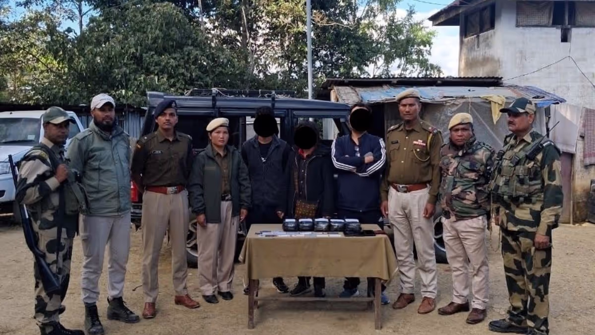 Three Arrested in Tengnoupal for Massive Yaba Drug Bust Worth ₹1 Crore