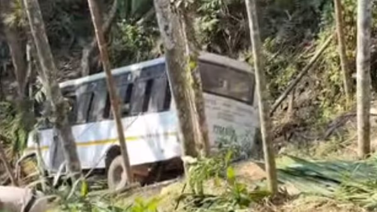 Tragedy Strikes: 18 Injured as Bus Plunges into Gorge in Tripura
