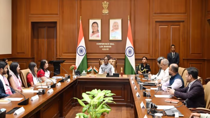 Assam Governor Champions Diplomacy in Inspiring Meeting with IFS Trainees