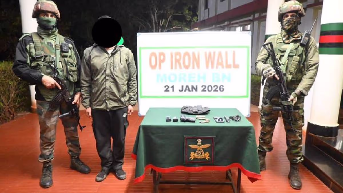Active NRFM Cadre Arrested at Indo-Myanmar Border: Arms Seized!