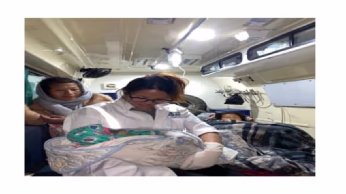 Joyous Miracle: 108 Ambulance Team Delivers Baby in East Kameng!