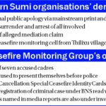 CFMG Demands NSCN-K Hand Over Accused as Ceasefire IDs Are Revoked