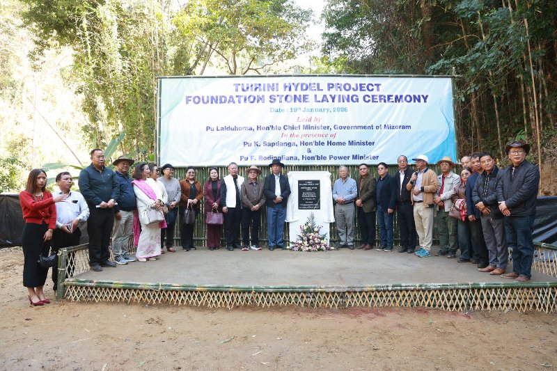 Mizoram CM Unveils Tuirini Hydropower Project, Boosting Local Economy