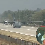 Historic: PM Modi Lands at Northeast’s First Highway Airstrip in Moran