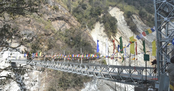 MoS Inaugurates Taram Chu Bridge; BRO Restores Chungthang-Lachen Route
