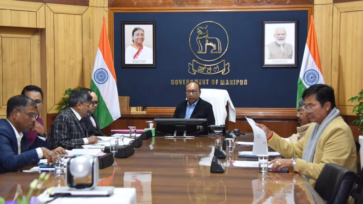 Manipur CM Yumnam Khemchand Singh Leads Critical Second Cabinet Meeting