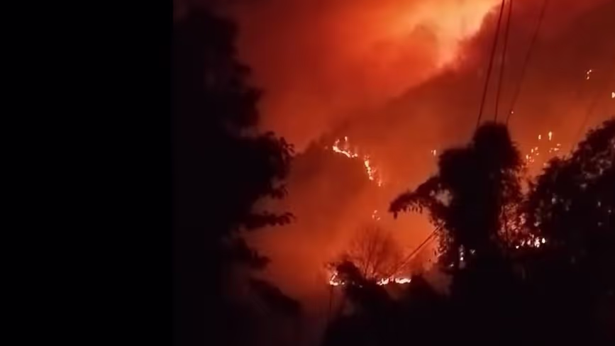 Urgent: Massive Fire Devastates Walong, Arunachal — Minister Warns