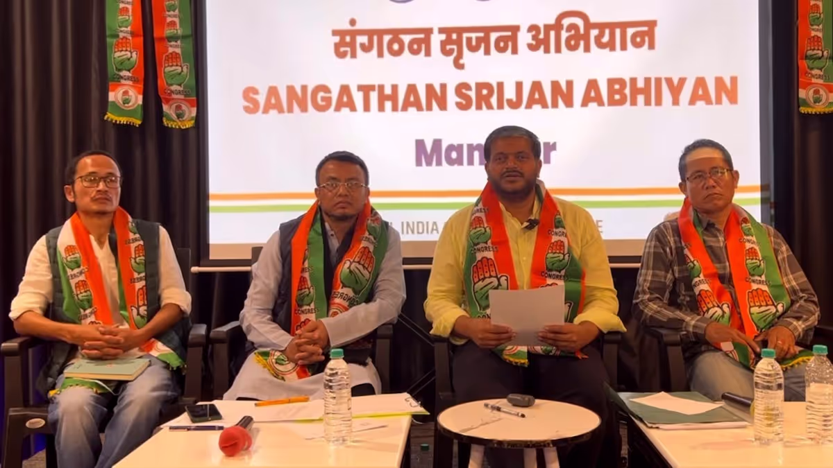 Manipur Congress Unveils Bold Organisational Overhaul in Sadar Hills