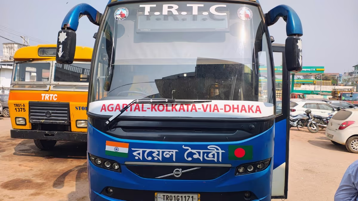 Long-awaited Agartala–Dhaka–Kolkata Bus Service to Return: Trial Run