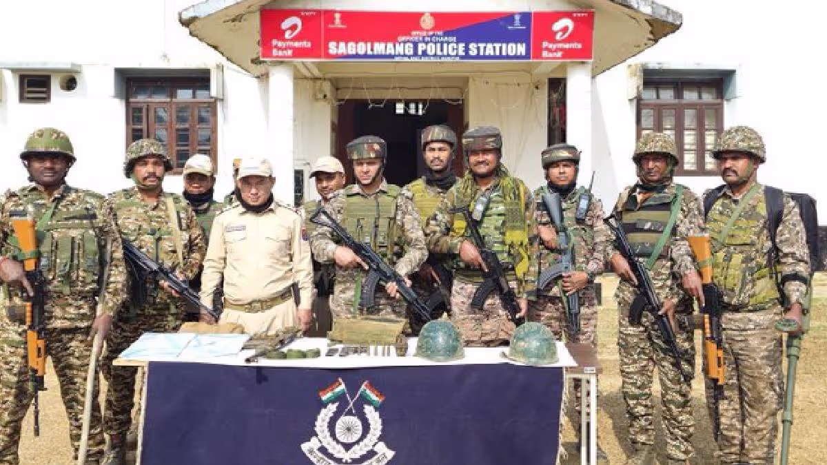 Major Raid in Imphal East: Rifle, Pistol and Grenade Seized