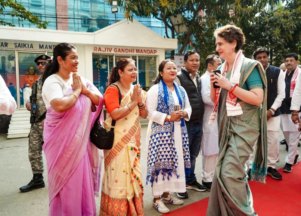 Priyanka Gandhi Slams Assam CM's Pakistan Link Claims on Gogoi
