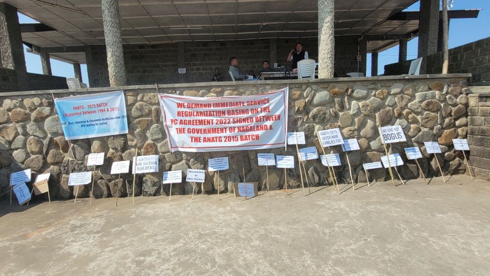 Nagaland Adhoc Teachers Begin Hunger Strike, Demand Justice