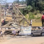 Breaking: Singla River Bridge Collapses in Assam — Vehicles Stranded